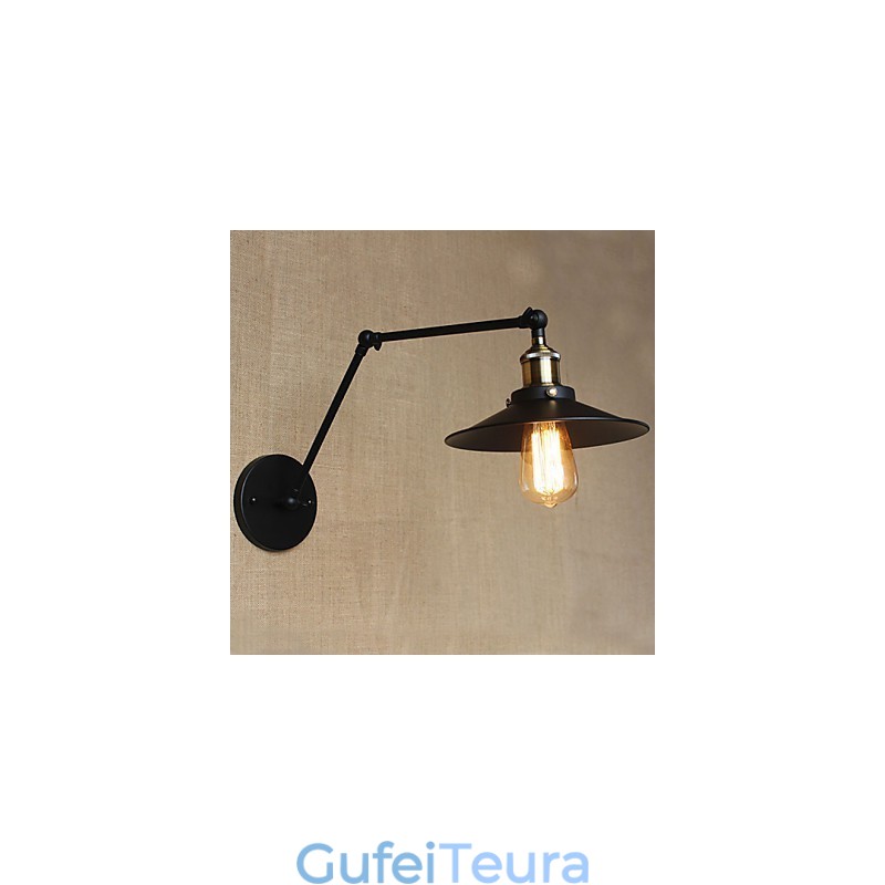 Creative Nostalgic רטרו זרוע ארוכה מסוג תעשייתי מתקפל קיר נשלף