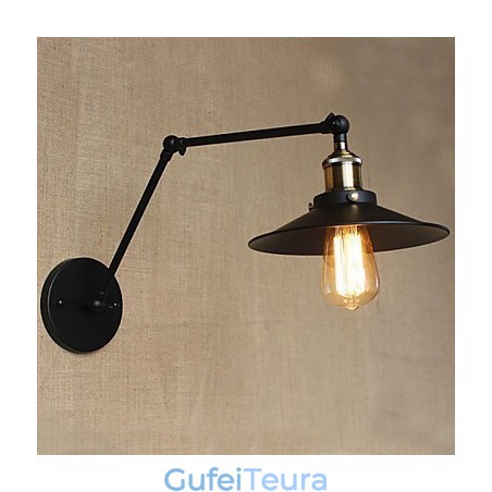 Creative Nostalgic רטרו זרוע ארוכה מסוג תעשייתי מתקפל קיר נשלף