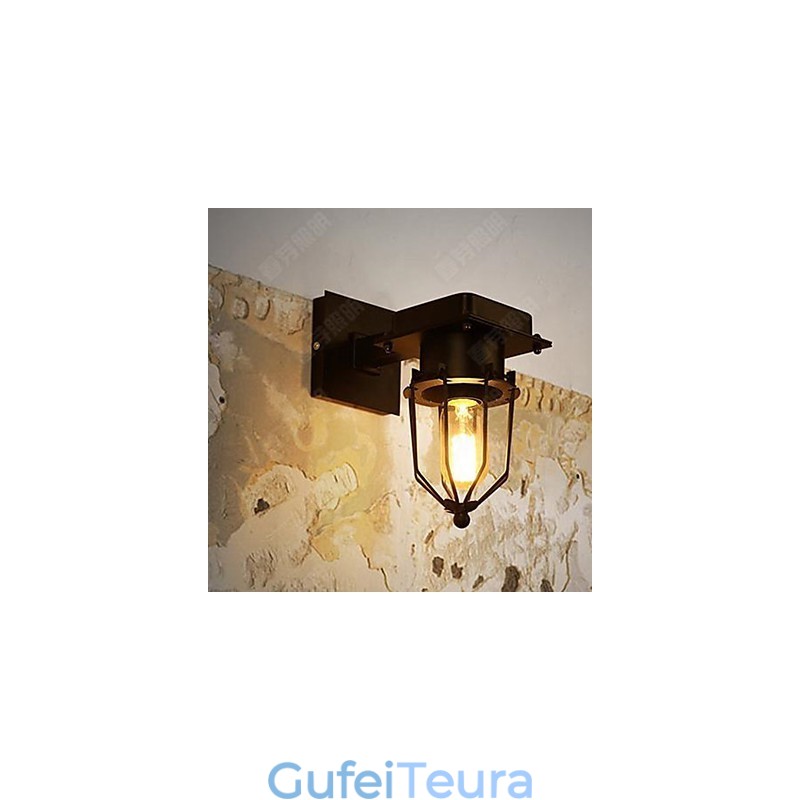 לופט תעשייתי רטרו קיר מנורת קיר ראש יחיד