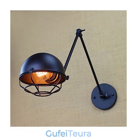 הזרוע הארוכה של פמוט קיר דקורטיבי רטרו יצירתי כפול זר אמריקאי