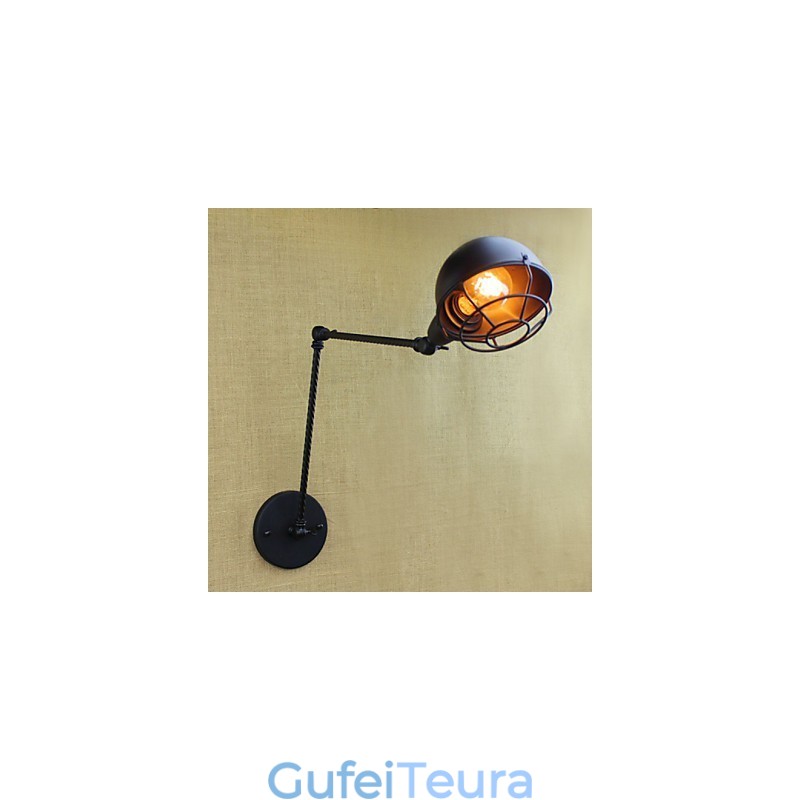 הזרוע הארוכה של פמוט קיר דקורטיבי רטרו יצירתי כפול זר אמריקאי