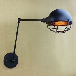 הזרוע הארוכה של פמוט קיר דקורטיבי רטרו יצירתי כפול זר אמריקאי