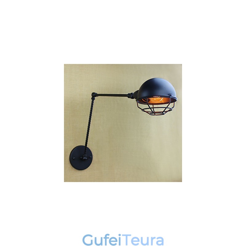 הזרוע הארוכה של פמוט קיר דקורטיבי רטרו יצירתי כפול זר אמריקאי