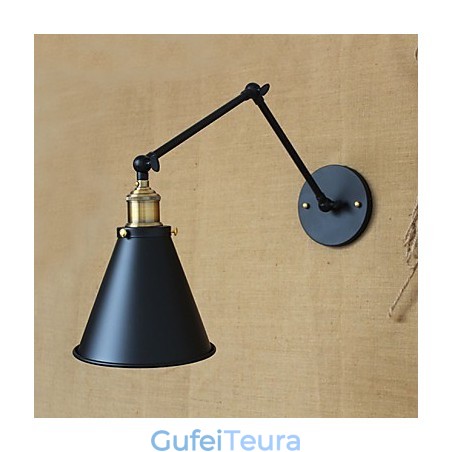 כפרי אמריקאי בסגנון פסטורלי מינימליסטי מיטה זוגית ארוכת זרוע מנורת קיר מעבר ערוץ מחסן כניסה