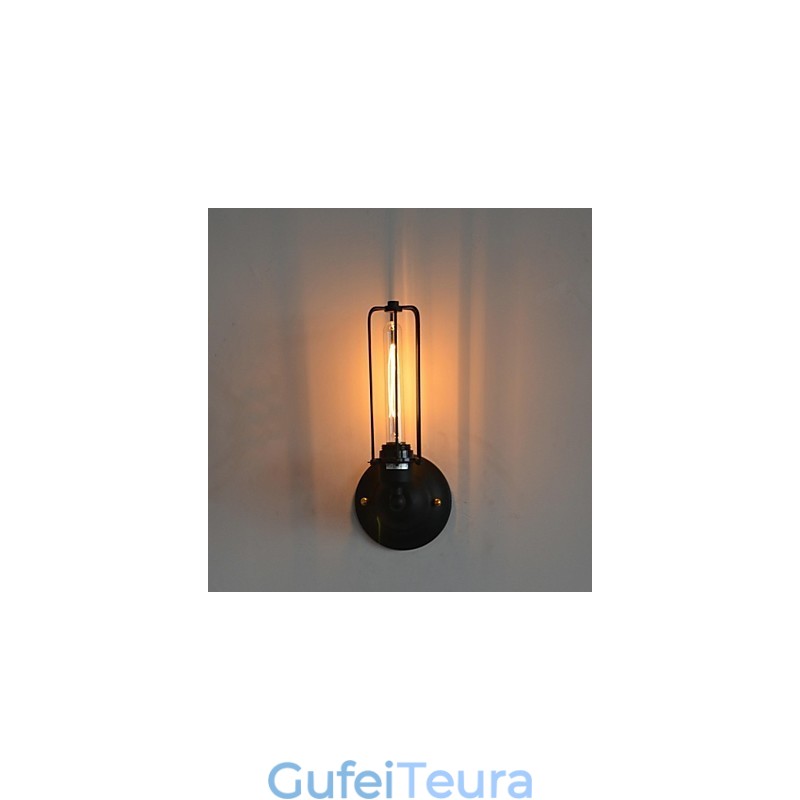 מנורת קיר ברזל וינטג' אמריקאי