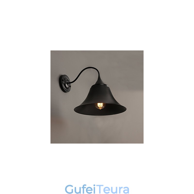 מעצב Duds Loft Style עתיק כובע ברזל פנס קיר מנורת אור