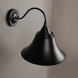 מעצב Duds Loft Style עתיק כובע ברזל פנס קיר מנורת אור