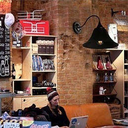 מעצב Duds Loft Style עתיק כובע ברזל פנס קיר מנורת אור