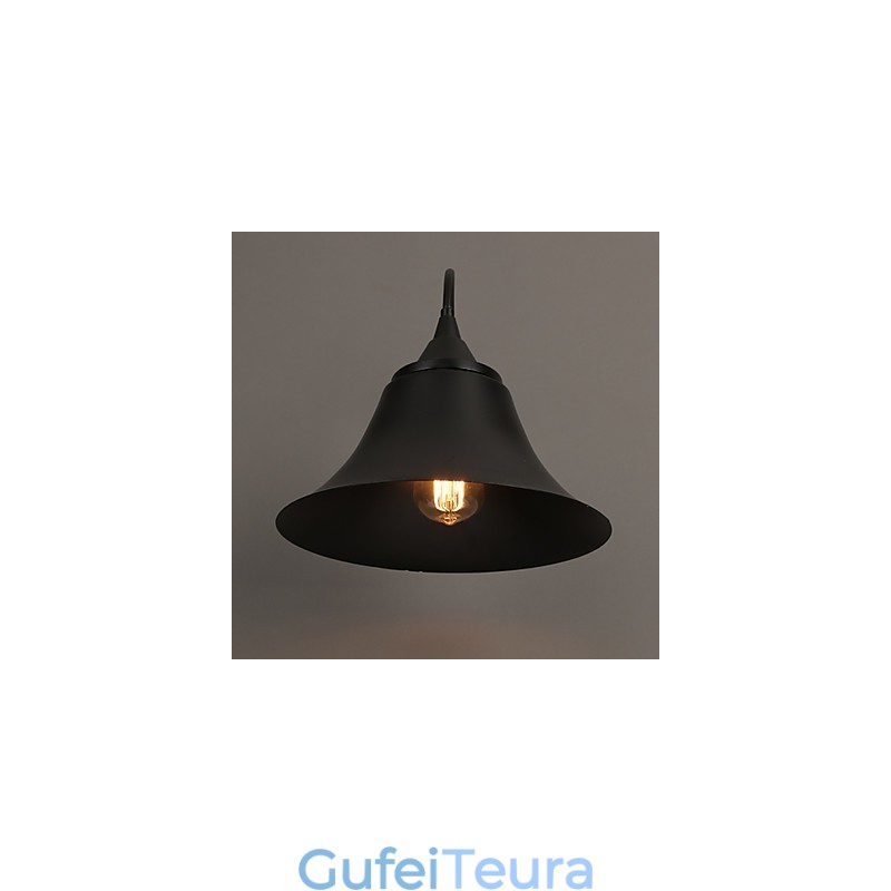 מעצב Duds Loft Style עתיק כובע ברזל פנס קיר מנורת אור