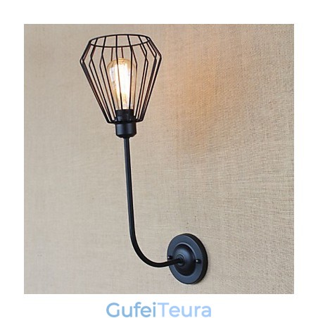 American Country Creative Iron Elbow מנורת ראש יחיד עתיק ליד המיטה American Country Creative Iron Elbow מנורת ראש יחיד עתיק ליד המיטה