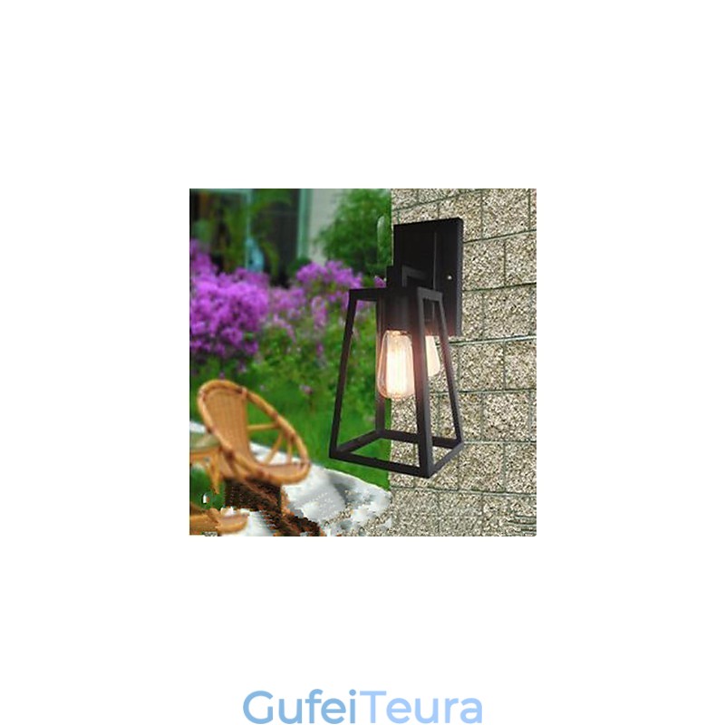 בר מסדרון בסגנון כפרי אמריקאי קישוט ראש מנורת קיר