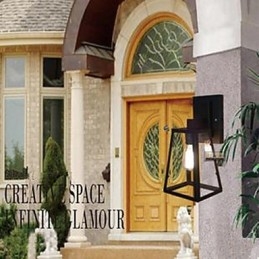 בר מסדרון בסגנון כפרי אמריקאי קישוט ראש מנורת קיר