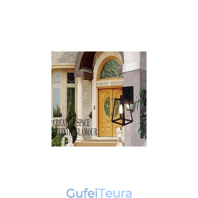 בר מסדרון בסגנון כפרי אמריקאי קישוט ראש מנורת קיר