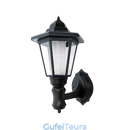 Solar Power Wall Light גוון שחור Solar Power Wall Light גוון שחור