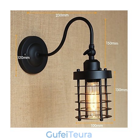 מדינה אמריקאית מינימליסטית מט שחור קישוט קיר אמנות