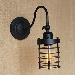 מדינה אמריקאית מינימליסטית מט שחור קישוט קיר אמנות