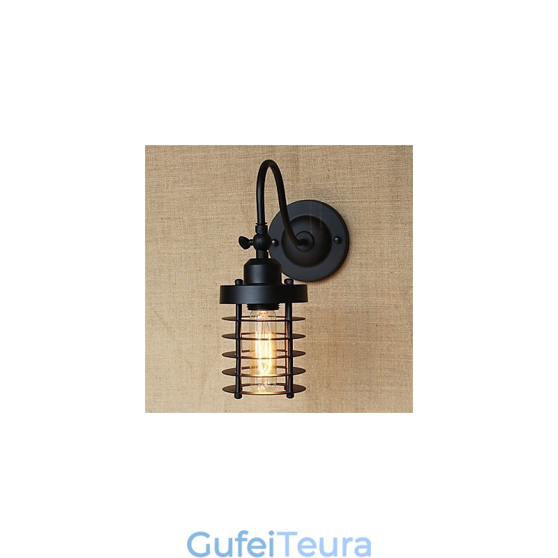 מדינה אמריקאית מינימליסטית מט שחור קישוט קיר אמנות