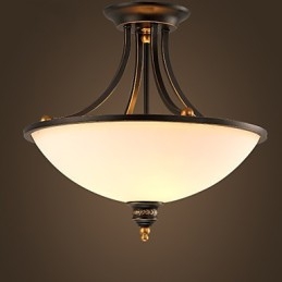 מנורות תקרה פסטורליות פשוטות ברונזה פנום פן אמריקאית מדינה אירופאית מנורות תקרה מנורות