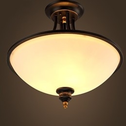 מנורות תקרה פסטורליות פשוטות ברונזה פנום פן אמריקאית מדינה אירופאית מנורות תקרה מנורות