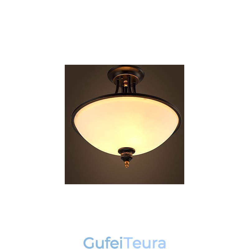 מנורות תקרה פסטורליות פשוטות ברונזה פנום פן אמריקאית מדינה אירופאית מנורות תקרה מנורות