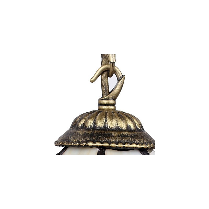 חוזה אירופאי כפרי Creative ברזל מחושל מנורת קיר זכוכית אורות