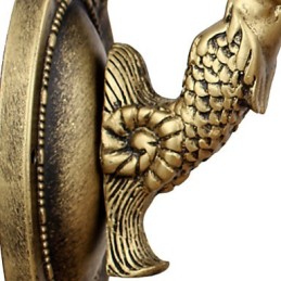 חוזה אירופאי כפרי Creative ברזל מחושל מנורת קיר זכוכית אורות