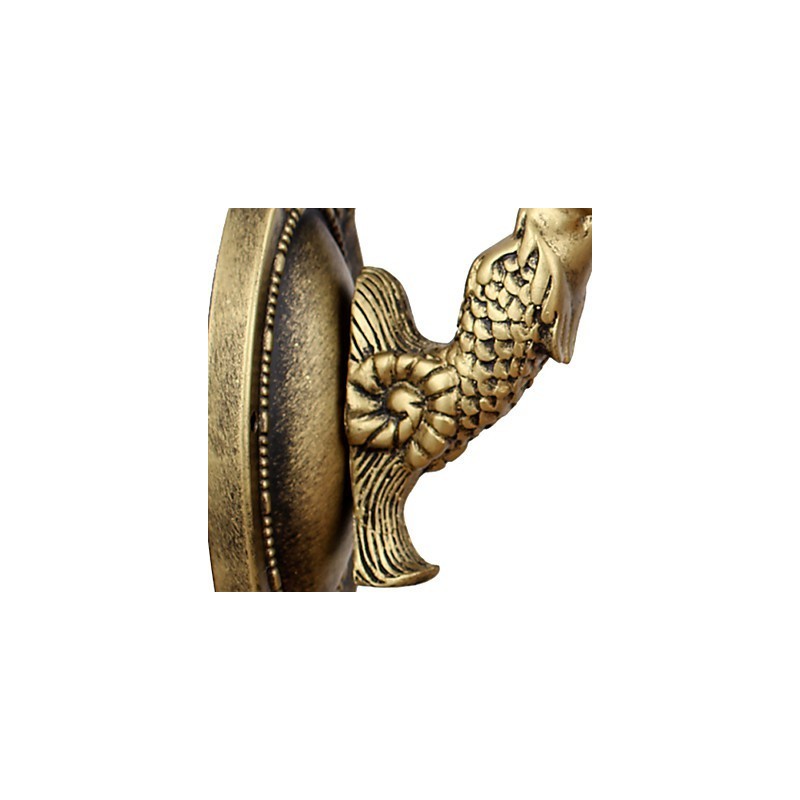 חוזה אירופאי כפרי Creative ברזל מחושל מנורת קיר זכוכית אורות