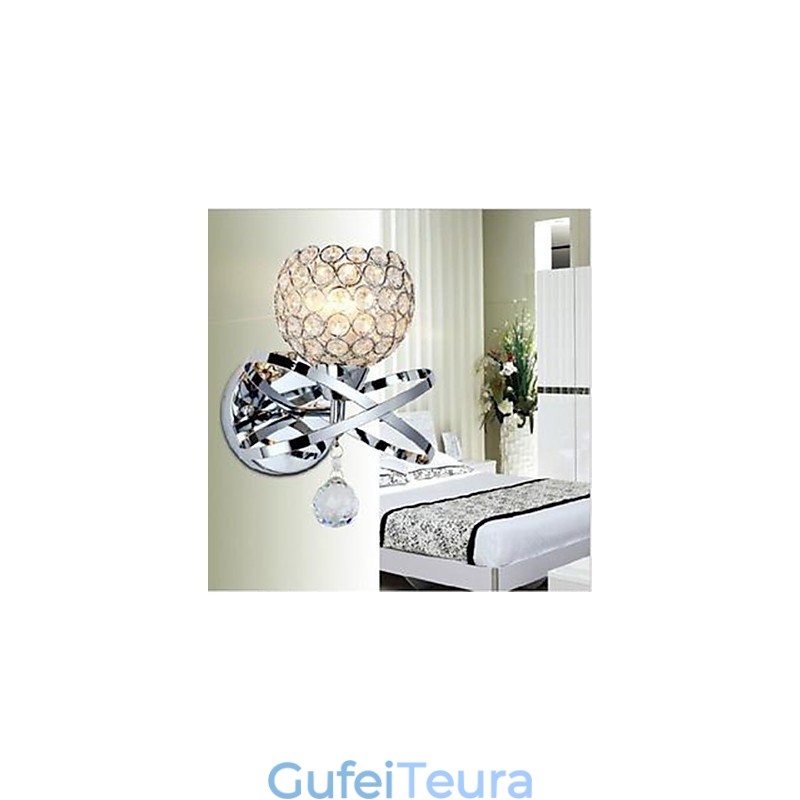 מנורת קיר קריסטל ראש יחיד