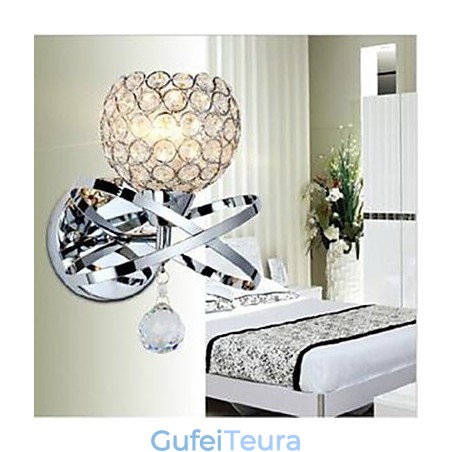 מנורת קיר קריסטל ראש יחיד