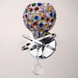 מנורת קיר קריסטל ראש יחיד