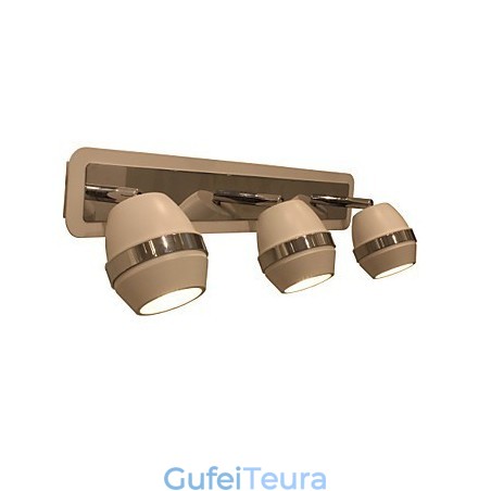 פנסי קיר מודרניים כרום כדוריים מנורות אמבטיה עם 3 נורות