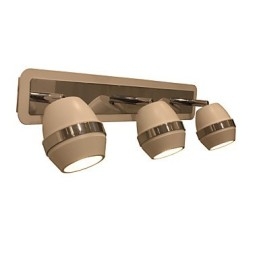 פנסי קיר מודרניים כרום כדוריים מנורות אמבטיה עם 3 נורות