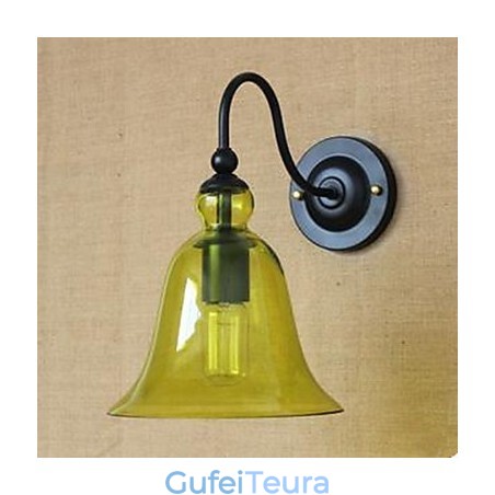 מסדרון זכוכית לסלון חוזה מקשט מנורת קיר