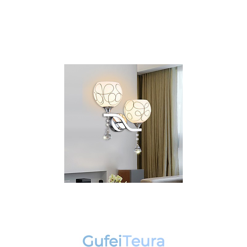 קריאייטיב עכשווי ומכווץ קריאייטיב מנורות קיר קריסטל