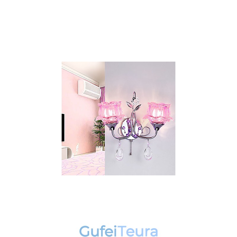 קריאייטיב עכשווי ומכווץ קריאייטיב מנורות קיר קריסטל