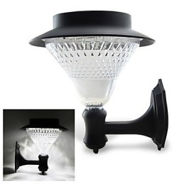 אנרגיה סולארית חיצונית וילה לבנה מנורת אור שביל דלת גן חצר קיר