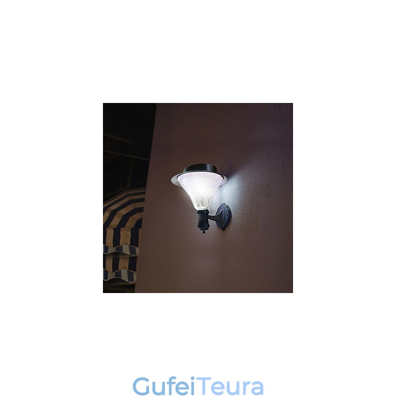 אנרגיה סולארית חיצונית וילה לבנה מנורת אור שביל דלת גן חצר קיר