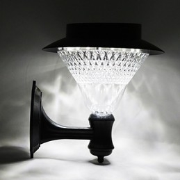 אנרגיה סולארית חיצונית וילה לבנה מנורת אור שביל דלת גן חצר קיר