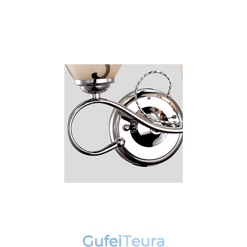 פמוטי קיר קריסטל מתכת מודרנית עכשווית