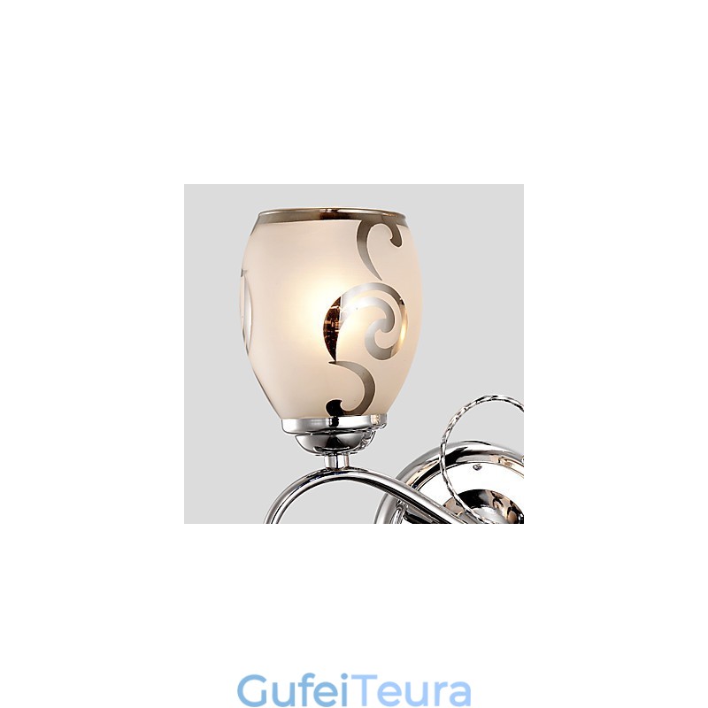 פמוטי קיר קריסטל מתכת מודרנית עכשווית