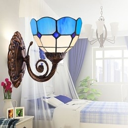 אירופה סוג שיקום דרכים עתיקות מנורת קיר Creative ים תיכוני זכוכית אורות