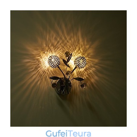 פמוטי קיר קריסטל מיני סגנון מודרני עכשווי מתכת