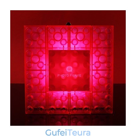 Creative Blocks Frame בהיר בצבע מתנות קטנות וחמודות מנורת קיר חגורה וו אורות