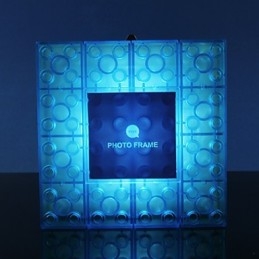 Creative Blocks Frame בהיר בצבע מתנות קטנות וחמודות מנורת קיר חגורה וו אורות