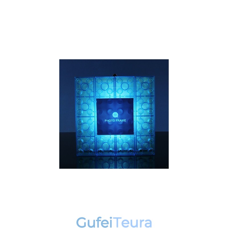 Creative Blocks Frame בהיר בצבע מתנות קטנות וחמודות מנורת קיר חגורה וו אורות