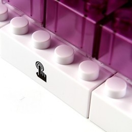 Creative Blocks Frame בהיר בצבע מתנות קטנות וחמודות מנורת קיר חגורה וו אורות