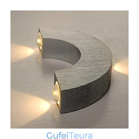 פמוטי קיר בסגנון מיני מתכת מודרנית עכשווית