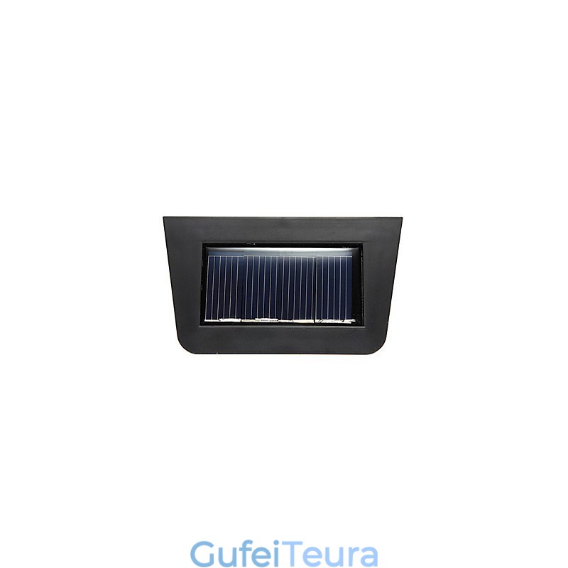 צהוב חם סולארי מופעל קיר מנורת סיפון אור 2 פנסים