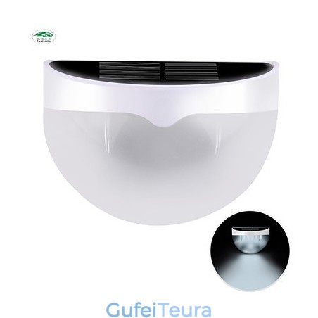 מנורה עמידה למים IP55 באמצעות אנרגיה סולארית לבן + שחור מנורה עמידה למים IP55 באמצעות אנרגיה סולארית לבן + שחור