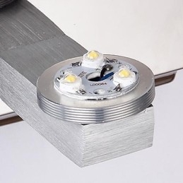 מיני קיר אור 1Light ציפוי סטלה אל חלד אומנותי